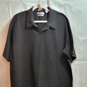 Geoffrey Beene, Not Worn, Men's Black 100% Polished Cotton, Shirt, Size XL